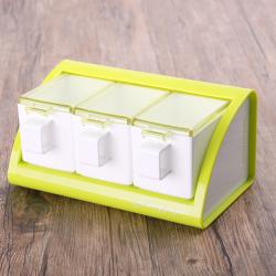 防塵調味盒（三位）