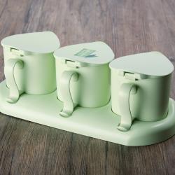 纖竹時尚調味盒 (3格)