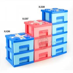 積木小層柜（正方2小、3